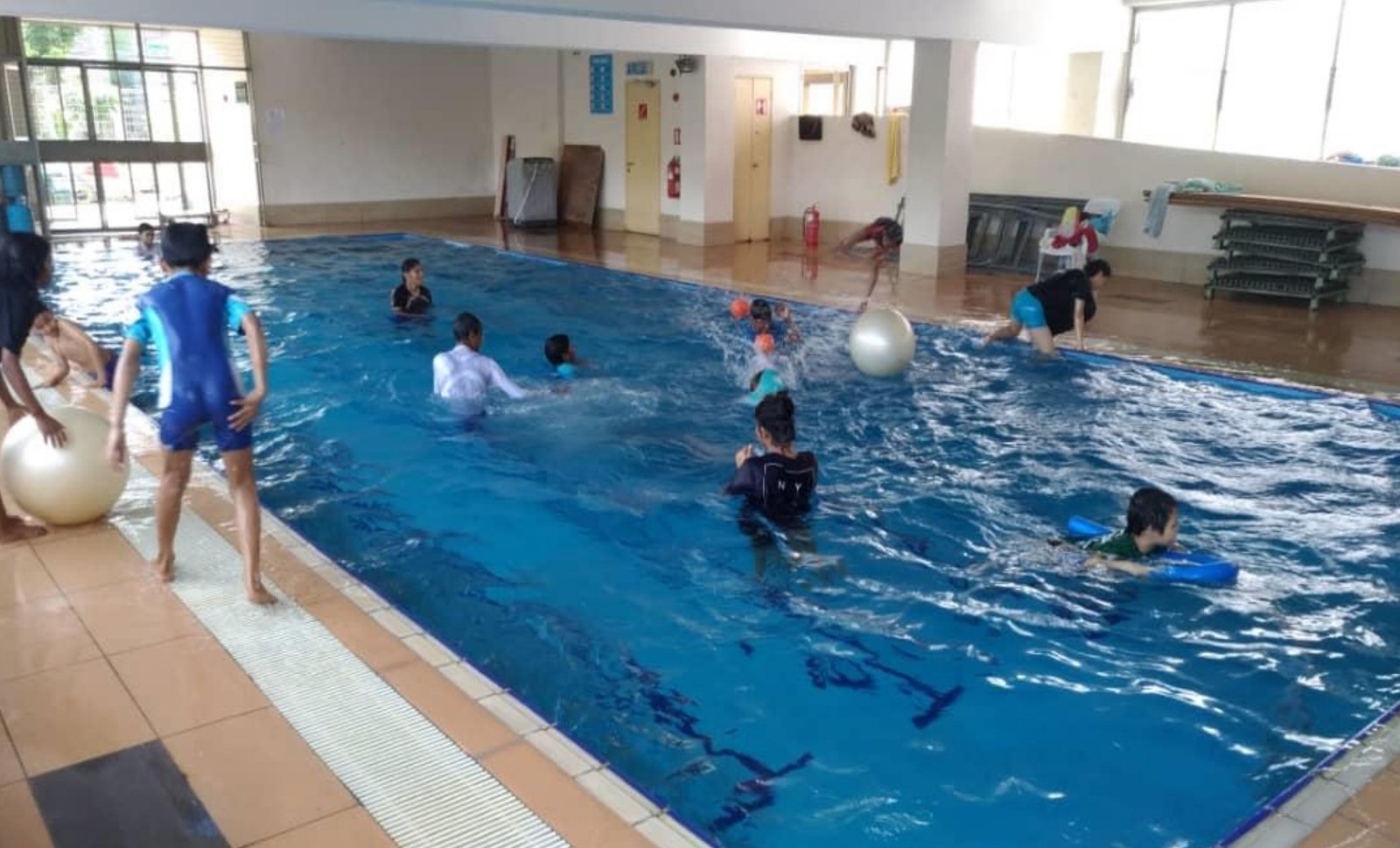 Swimming pool used for physio and confidence building